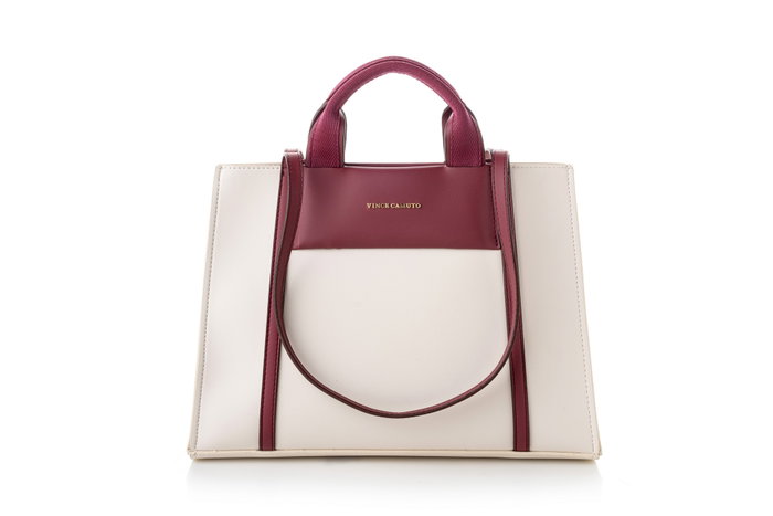 Vince Camuto Bolso Tote Umbria - Crema, Rojo Claret Vince Camuto Bolso Tote Umbria - Crema, Rojo Claret